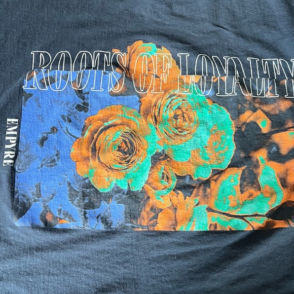 Empyre Men Black T-shirt‎ Size Large Roots Of Loyalty Black w/Graphics - Picture 6 of 9
